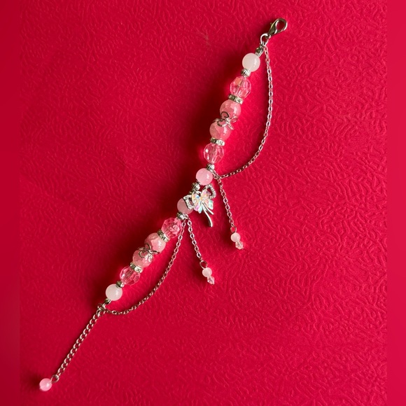 Butterfly Bow Charm Bracelet - Picture 3 of 6